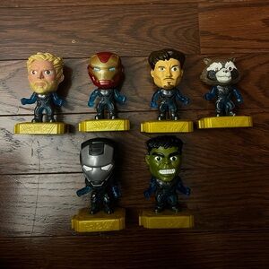 Marvel Superhero Figurine Set of 7